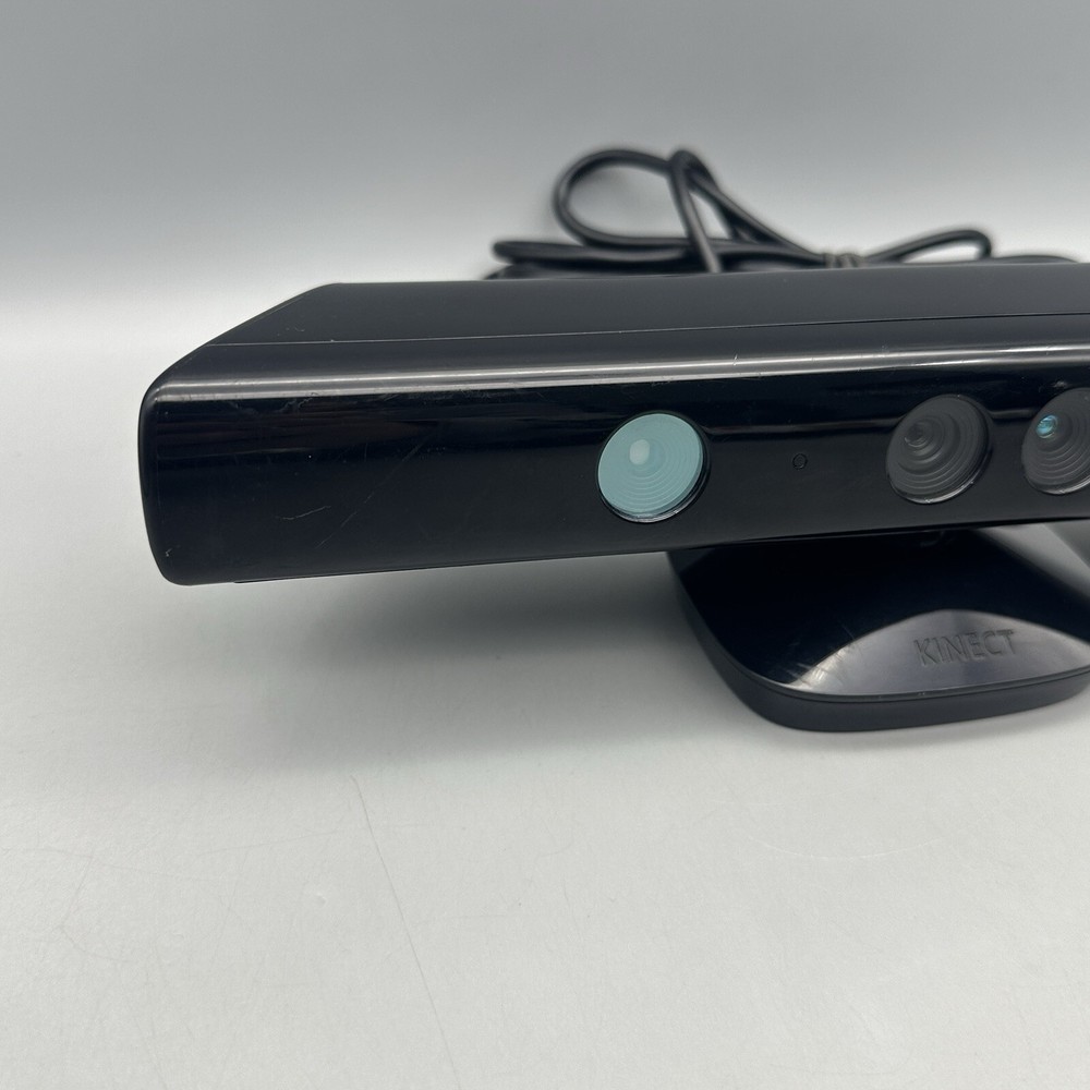 Microsoft Xbox 360 Kinect Sensor Bar 1414 w/ Kinect Adventures Game | TESTED