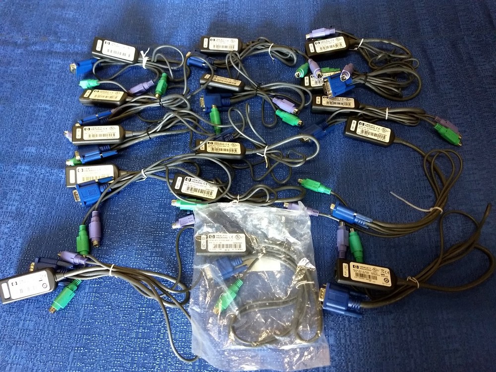 Mixed Lot of 15 HP Interface Adapters