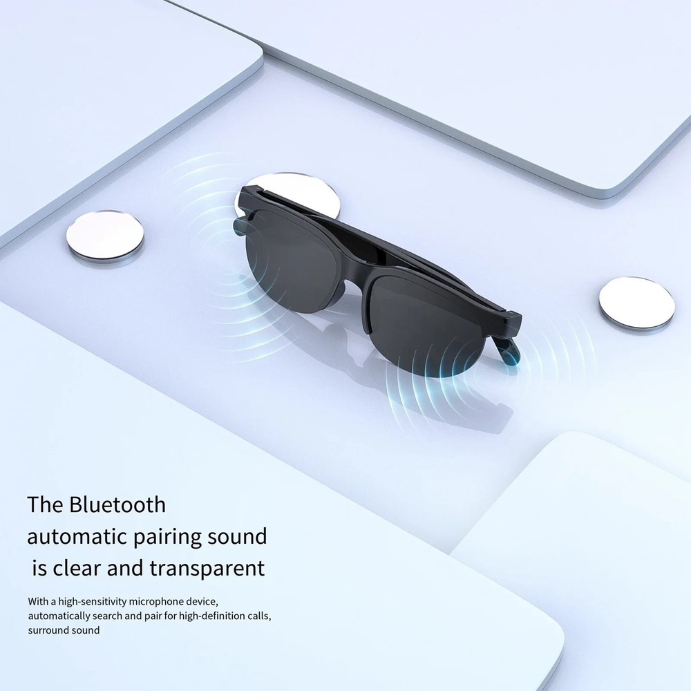 Wireless Glasses Headset For Hands Free Audio Streaming And Stable Connectivity