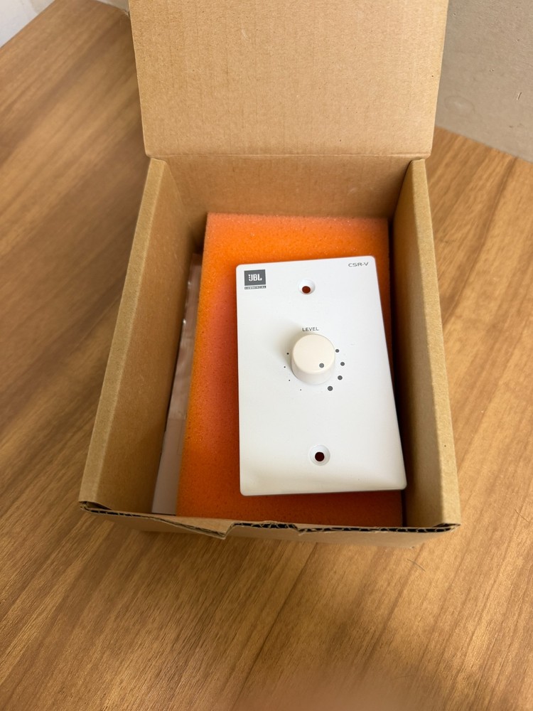 JBL CSR-V White Wall Volume Controller For Select CSM/CSMA/VMA Mixer Amplifiers