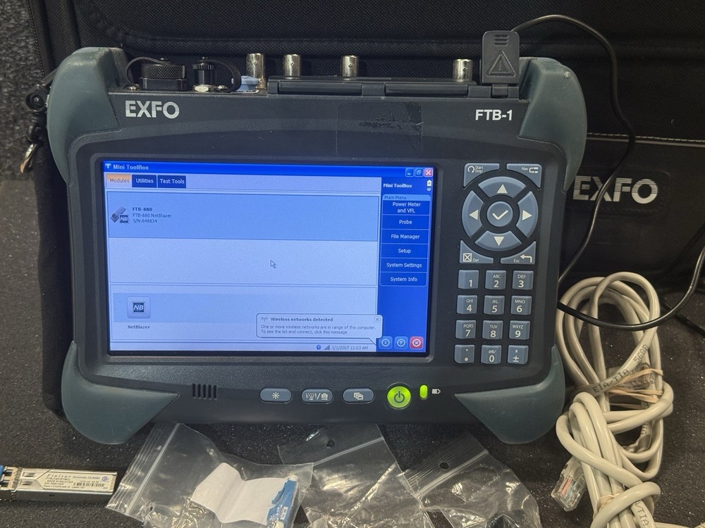 EXFO FTB‑1 Module + FTB‑880 NetBlazer Fiber Test Kit OTDR NetBlazer