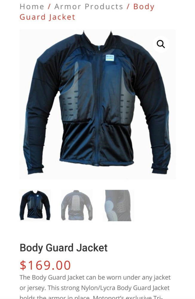 BodyGuard Softline Motocross base layer Protective Padded Jacket Size 5 (m/l)?