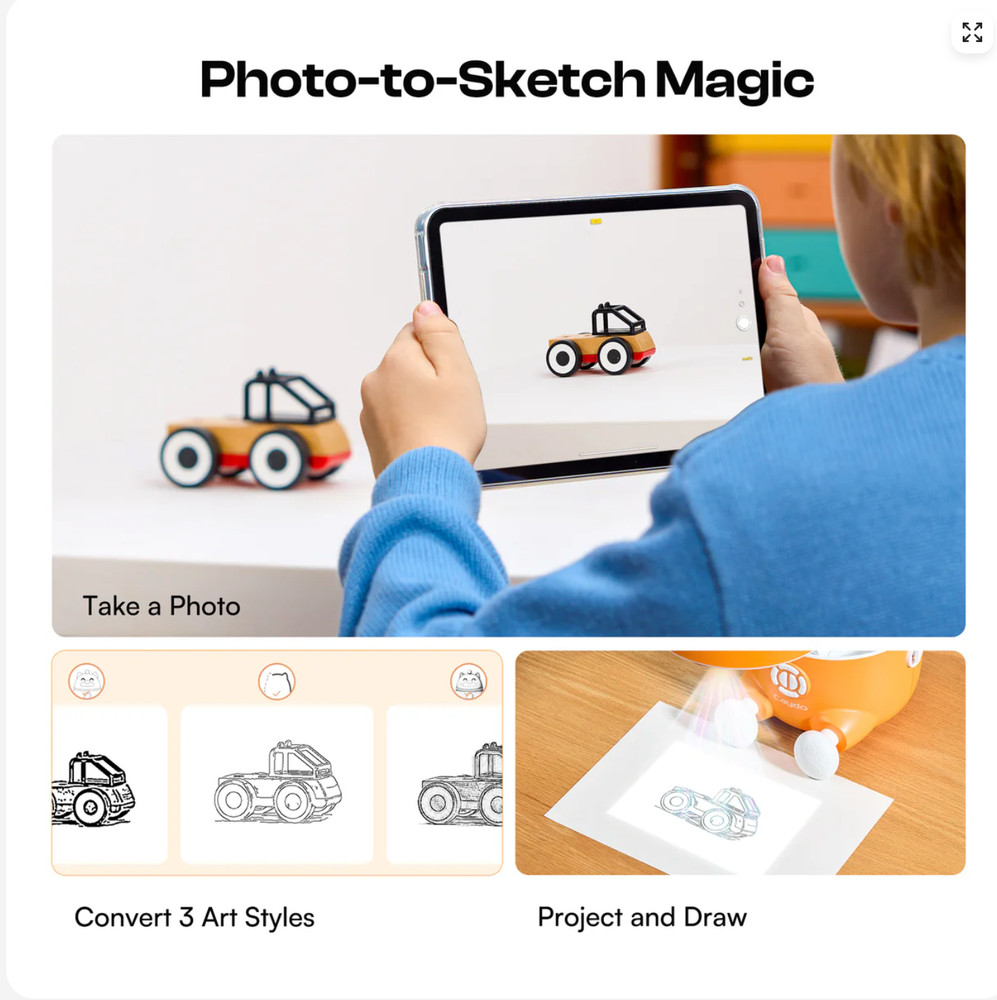 Caydo T3 AI-power Smart Drawing Projector