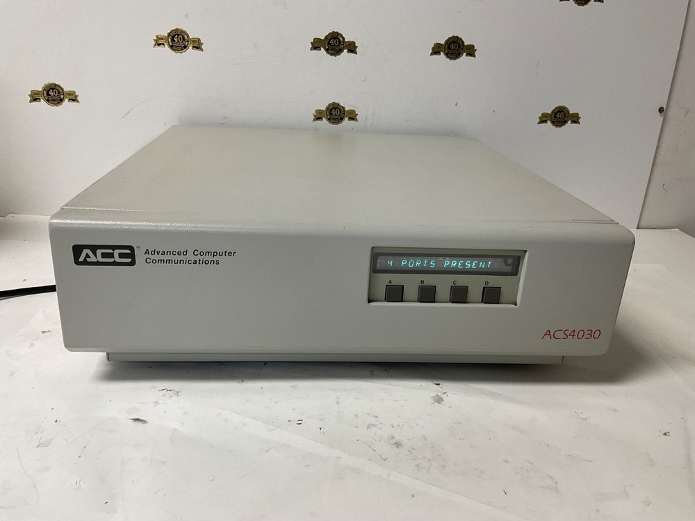 ACC Advanced Computer Communication model ACS4030 powers up & self test fine