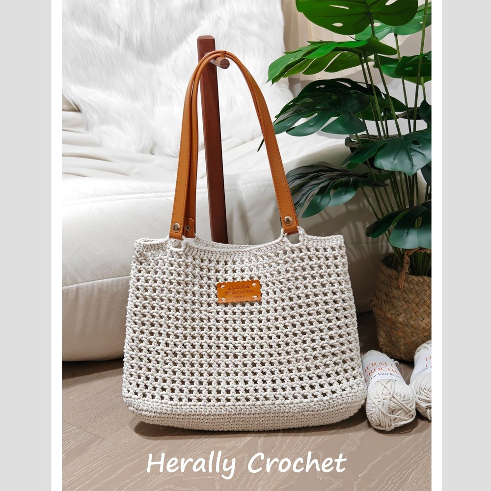 Crochet Kit DIY Bag for Beginners - Include Yarn, Hook and Accessory - with S...