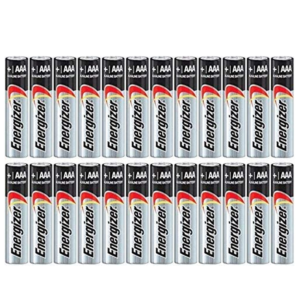 24 Energizer Max Alkaline AAA E92 Batteries, Exp. 2032