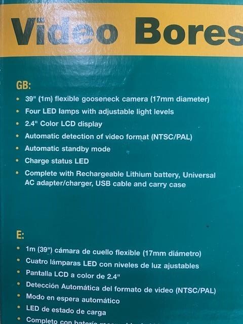 Extech BR50 Video Borescope/Camera Tester