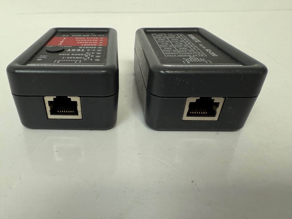 IDEAL 62-200 LINKMASTER DATA COMMUNICATIONS CABLE TESTER WITH REMOTE