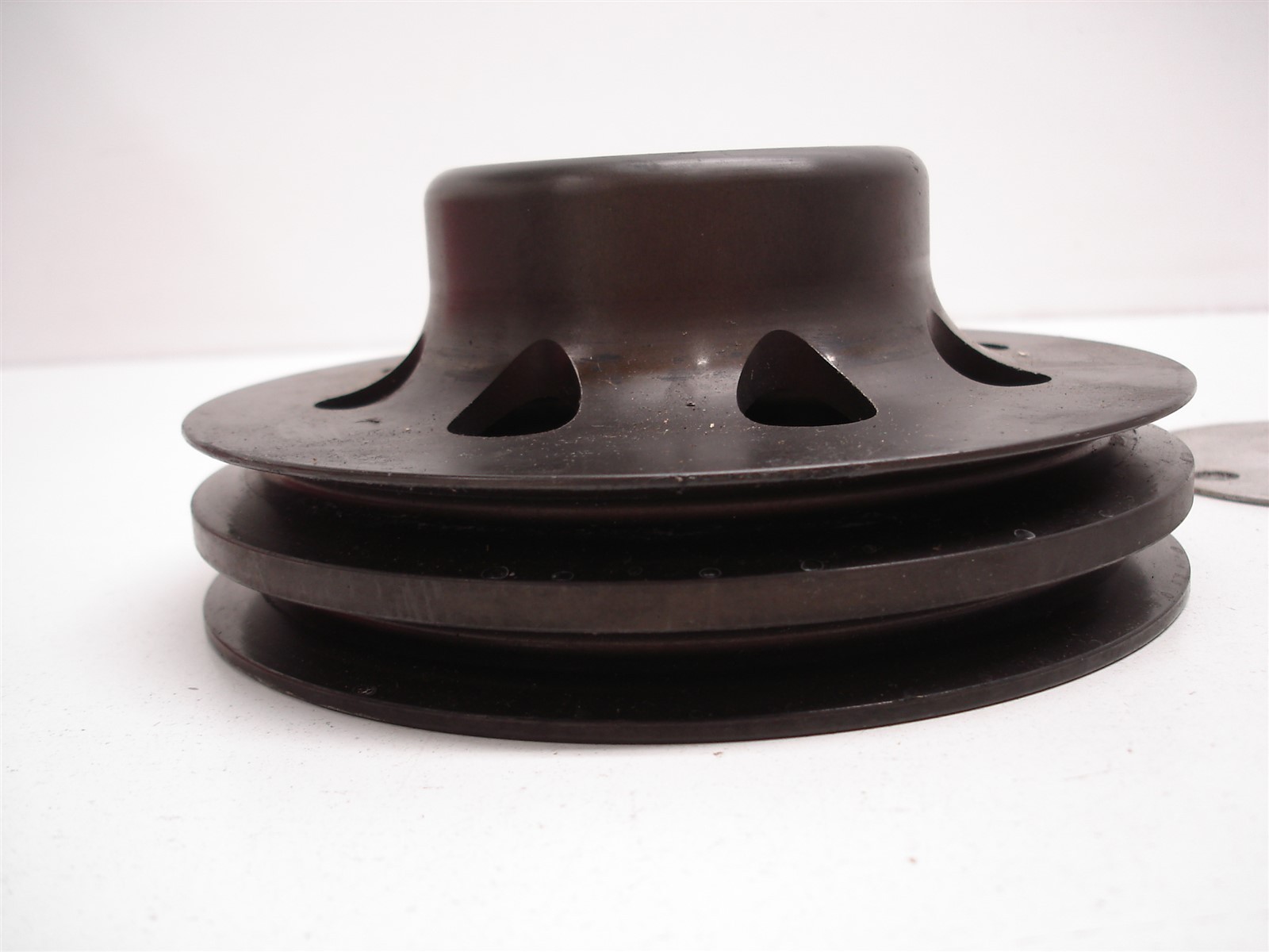 NASCAR CV PRODUCTS BILLET ALUMINUM DUAL V-BELT WATER PUMP PULLEY SET W/ SHEAVES