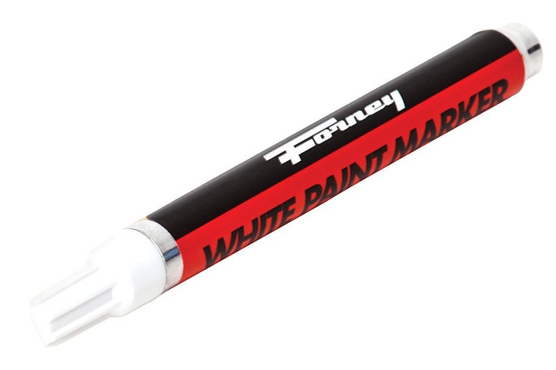 Forney 60312 White High Visibility Quick Drying Permanent Paint Marker
