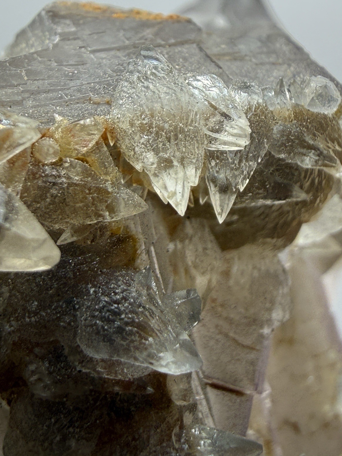 Isometric Fluorite & Scalenohedral Calcite Specimen | Pakistan