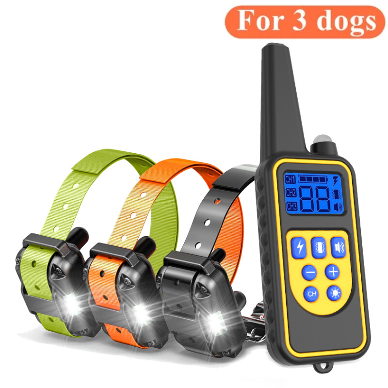 Rechargeable Anti No Barking Collar Electric Shock Dog Pet Bark Training Collar