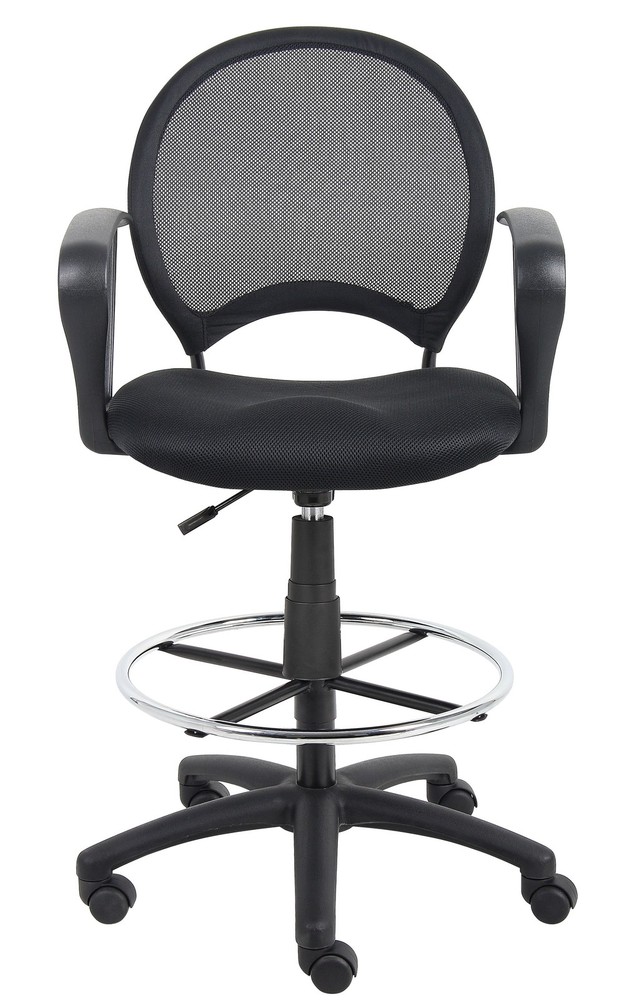 Boss Mesh Drafting Stool W/ Loop Arms MODEL # B16217