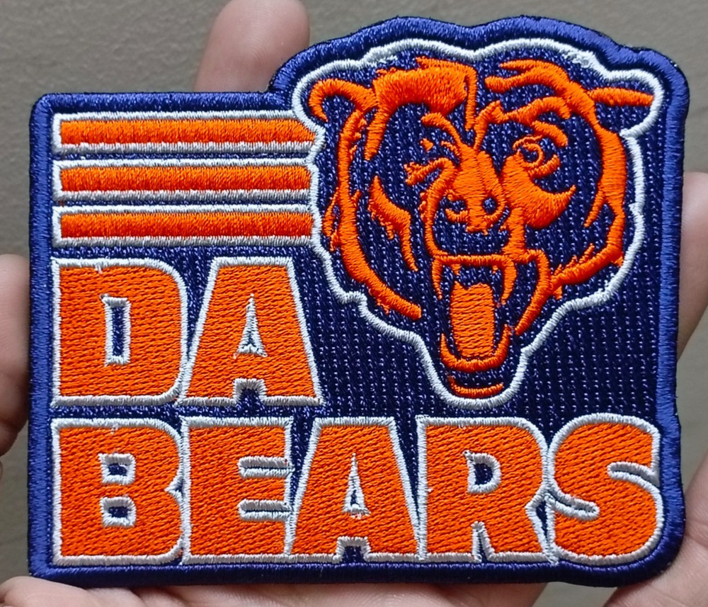 Chicago Bears NFL Team Logo Iron On Patch - Sew Patch - Embroidered Patch