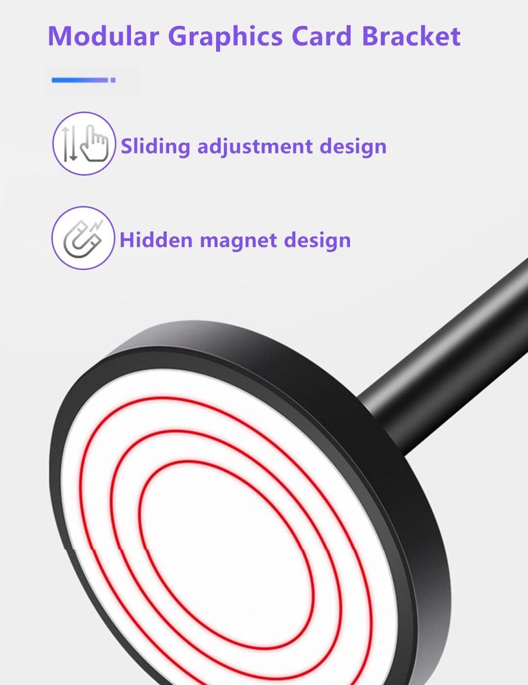 GPU Support Bracket Adjustable Aluminum Anti Sag GPU Bracket Video Graphics C...