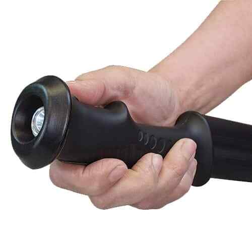 Hike'n Strike Stun Walking Cane Staff, With Flashlight, Batteries Included
