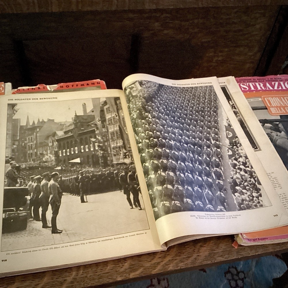 WWII 1939 Unser Führer 50th Birthday Photobook & L'Illustrazione Italiana Lot