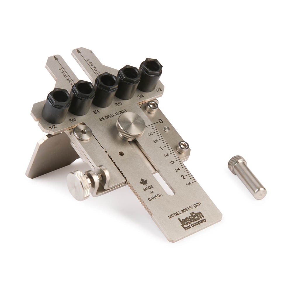 JessEm 3/8" Stainless Dowelling Jig with Angle