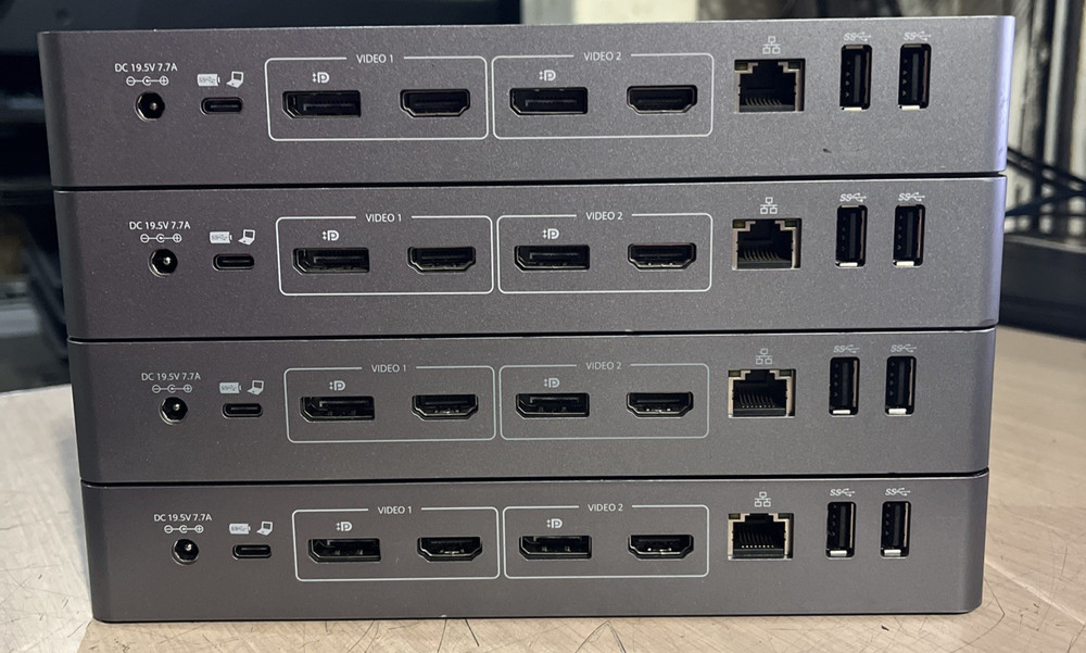 x4 STARTECH DK30C2DPEP USB-C DUAL-4K DOCKING STATION