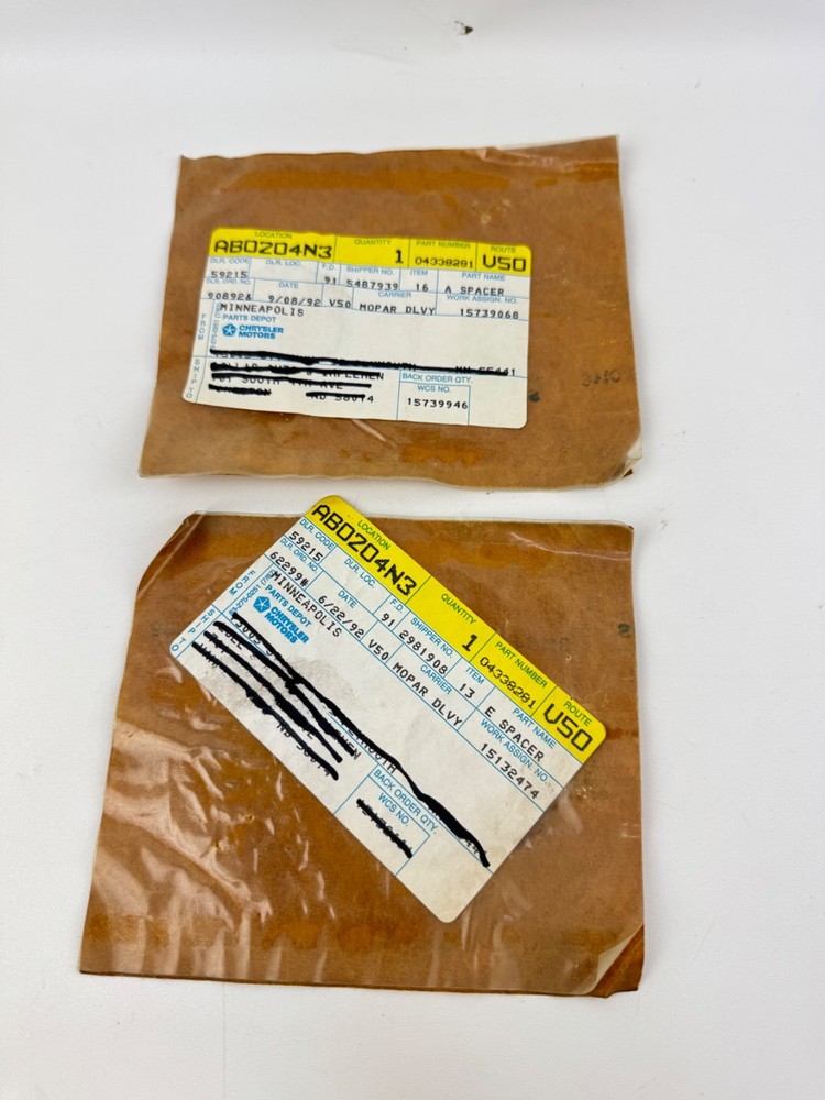 x(2) Mopar Spacer Part# 4338281