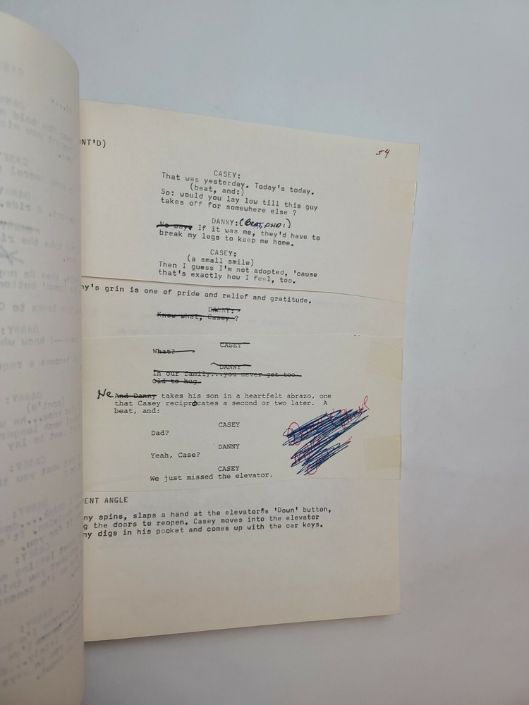 AMERICAN DREAM / Brian Cassidy 1981 TV Script, George Barrow "Crossing Patterns"