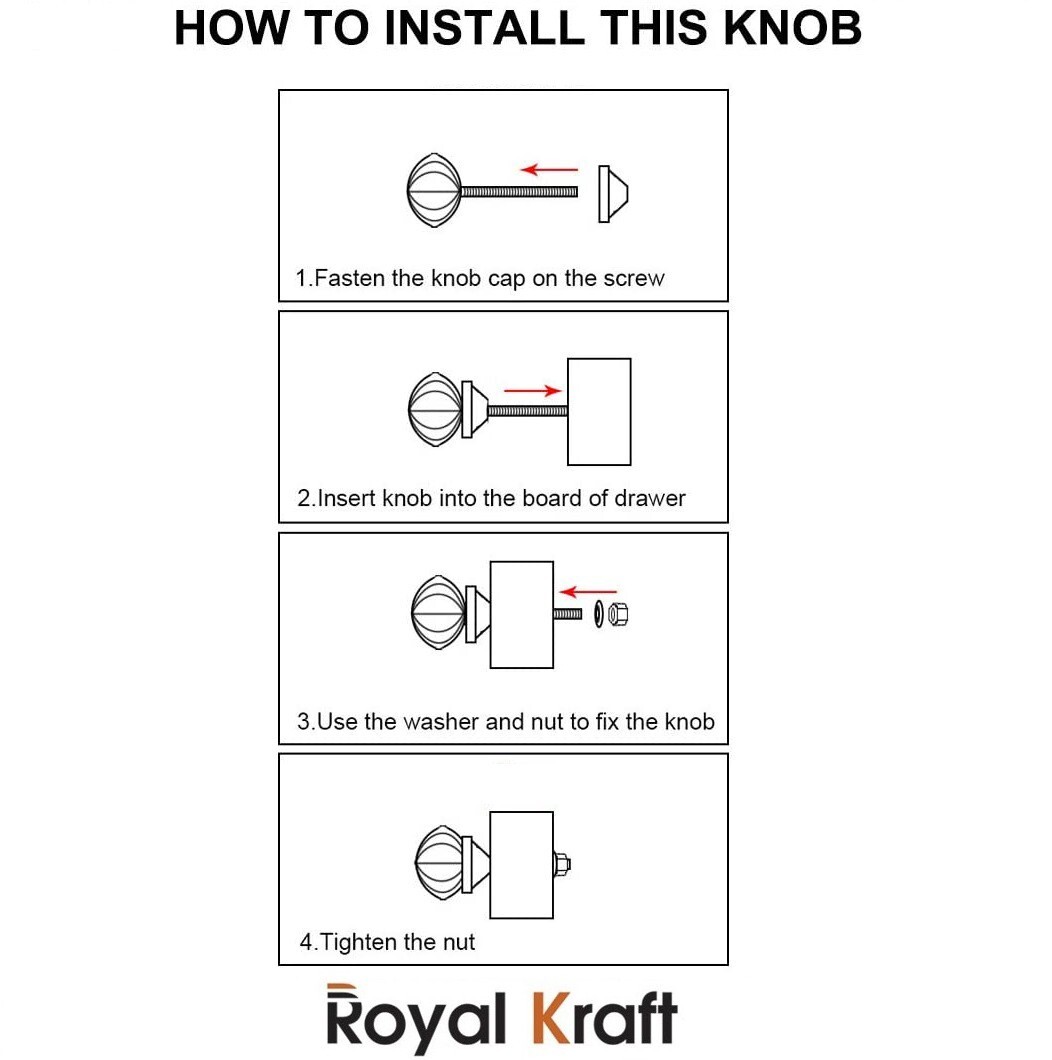 Hand Painted Vintage Ceramic Knobs for Kitchen Cabinet & Drawer Pulls Set of 10