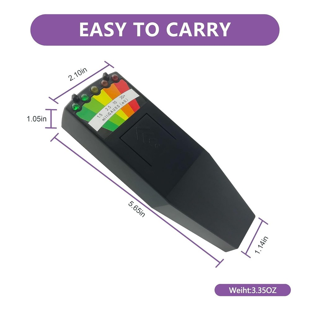 Handheld EMF Detector - High Sensitivity & Wide Frequency Range for Ghost Hunts