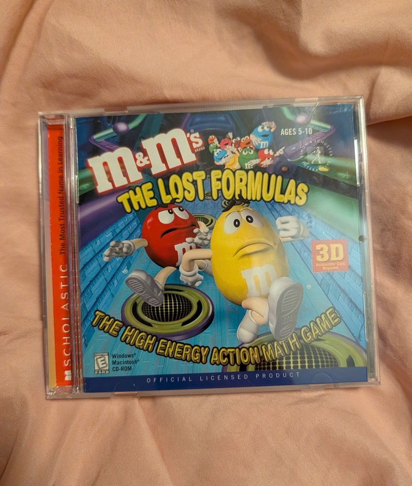 M&M's The Lost Formulas 3D Early Learning Mathematics Mars CD-ROM (2000) Win/Mac