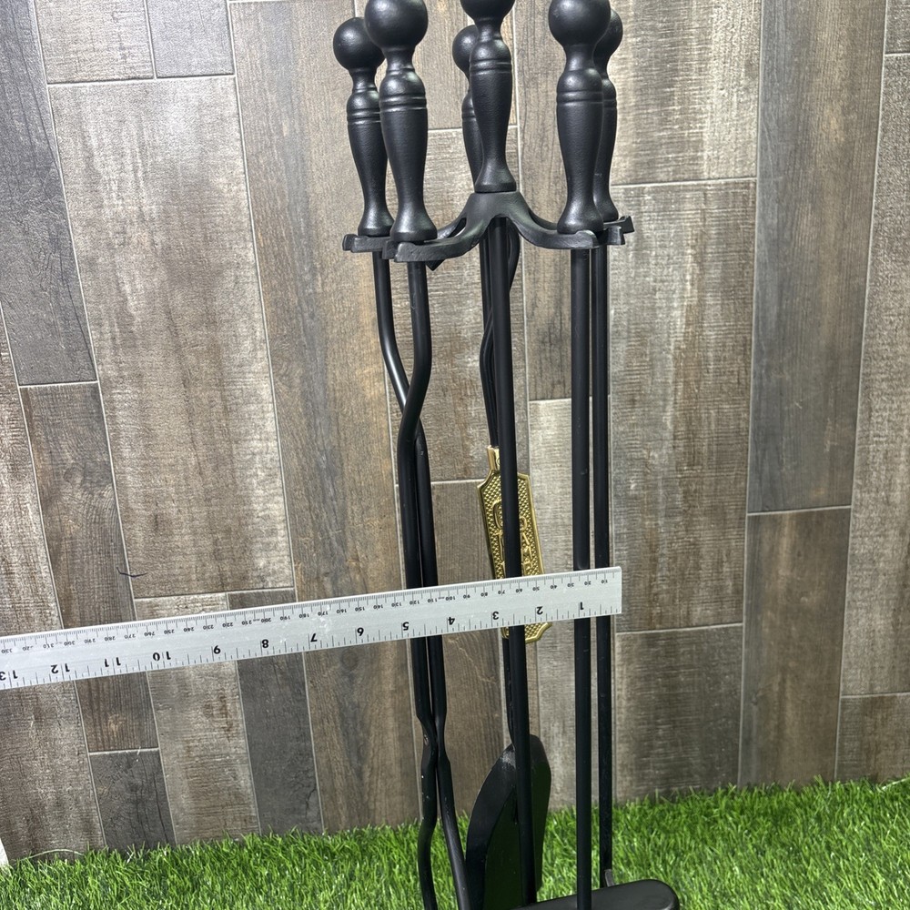 fireplace tool set vintage
