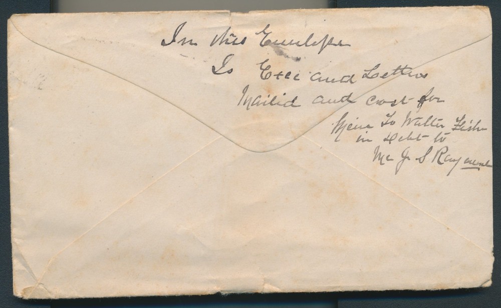 Hampton, NB - 1883 Split Ring Cancel on Cover