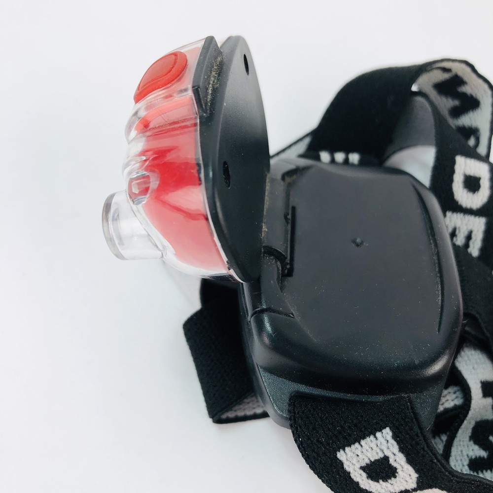 Defiant Headlight Head Lamp Light Forehead Camping Adjustable Straps Tested EUC