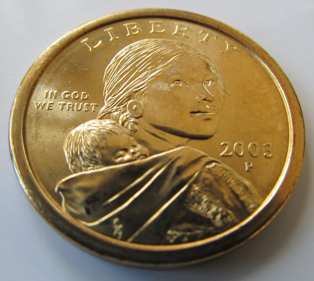 2003 P Sacagawea Dollar, UNC, KM # 310