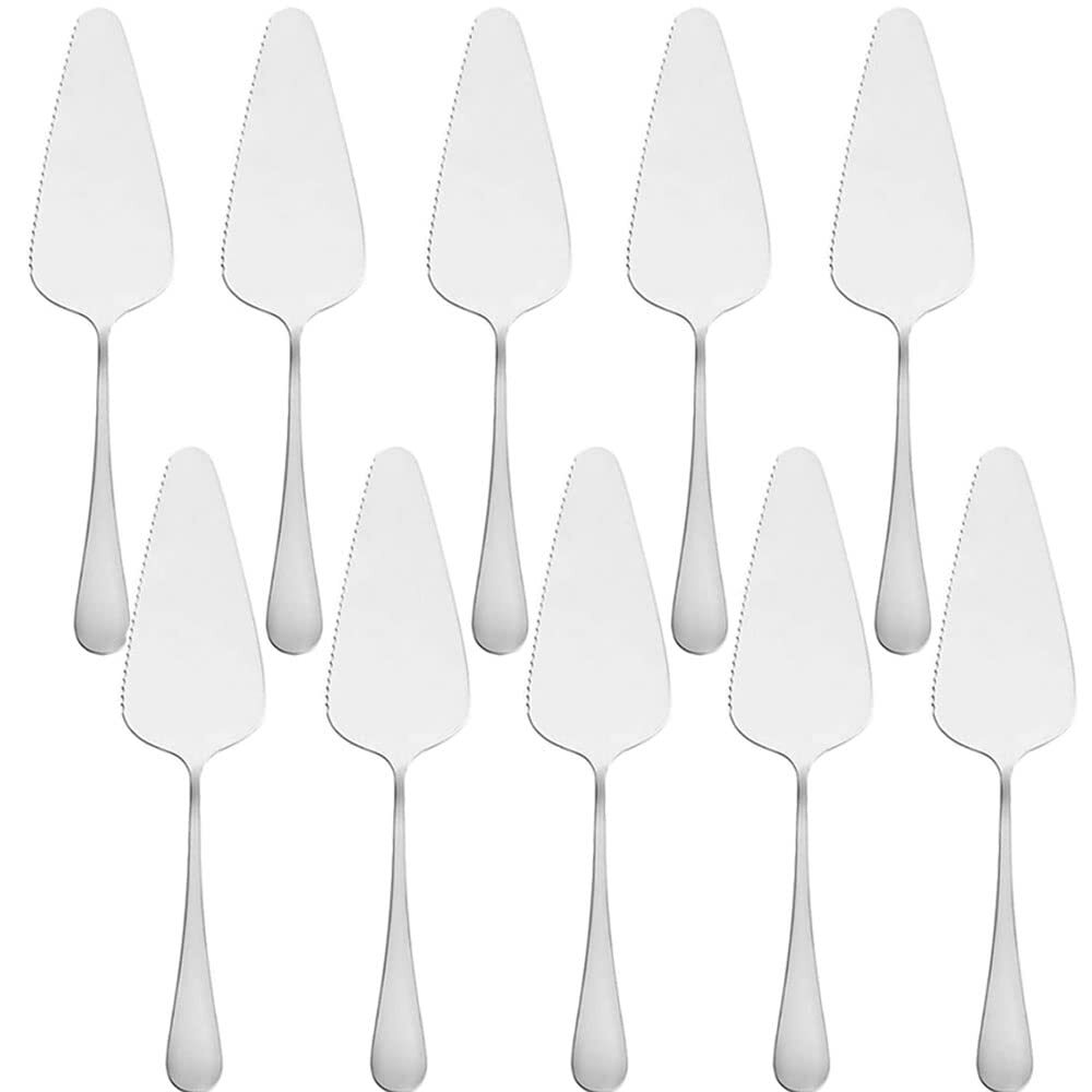 10x Cake Server Pie Holder Transfer Triangular Spade Spatula for Pizza Cake B...