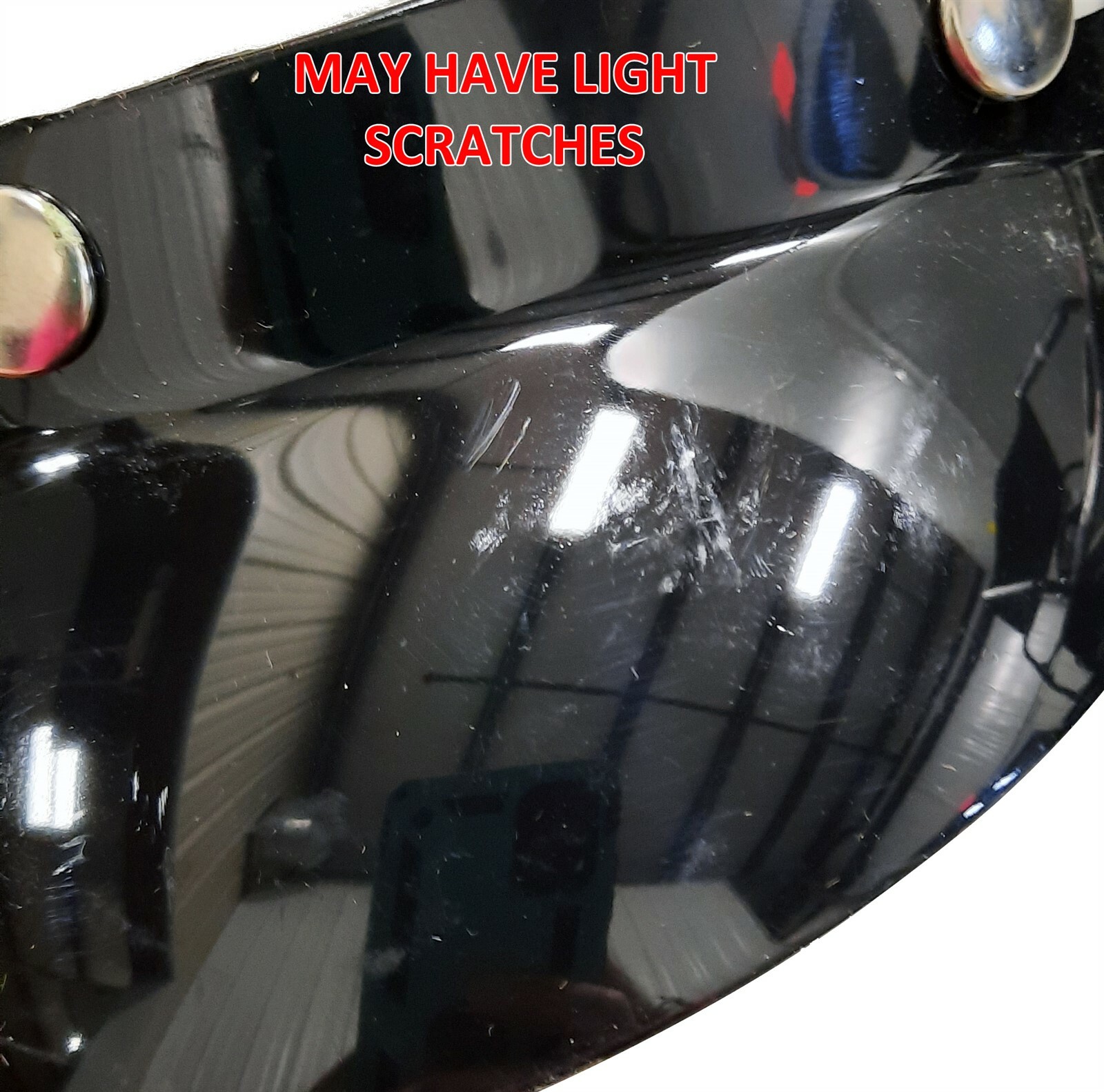 Black Visor Universal Vintage Helmet Open Face Buco Arthur Fulmet Shoei Bell 70s