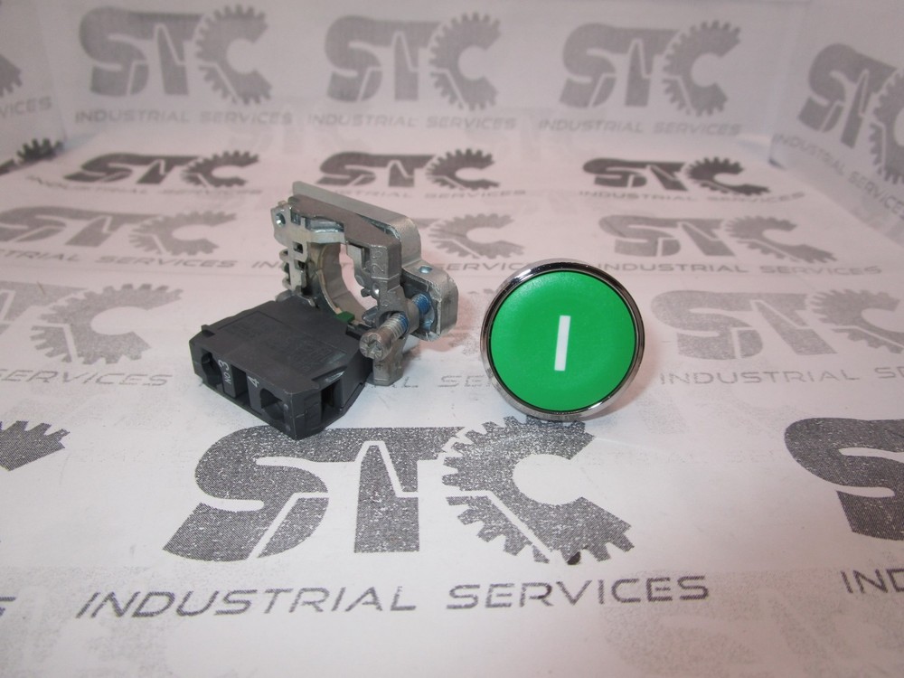 XB4BA3311 SCHNEIDER 22mm, Harmony, Push Button, spring return, green, marked I