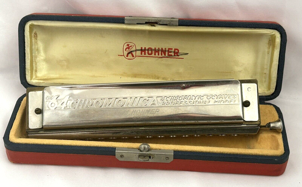 The 64 Chromonica 4 Chromatic Octaves Professional Model HOHNER Harmonica