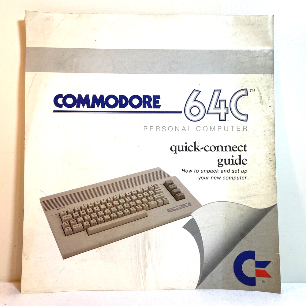 COMMODORE 64 Computer Vintage VTG Original **BOX, GUIDES & FOAM INSERTS ONLY**