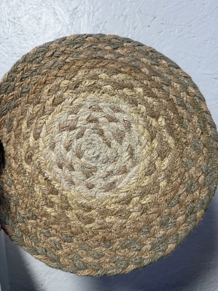 Primitive Braided Kitchen Trivet 10 Inches