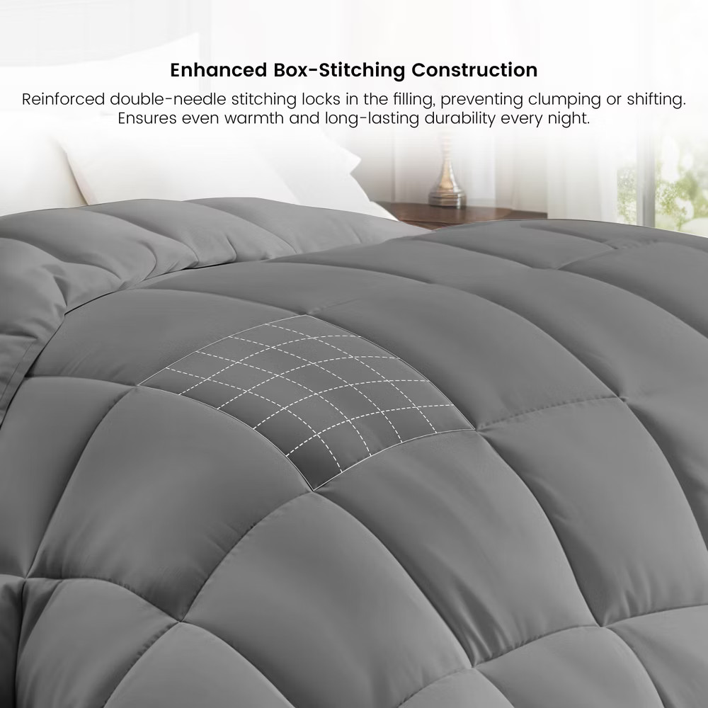 Twin Comforter Ultra Soft Hypoallergenic Breathable Solid 1Pc Comforter Durable