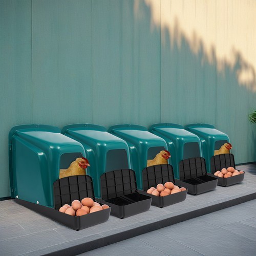 5-Pack Chicken Nesting Boxes for Comfortable Egg Laying and Easy Collection