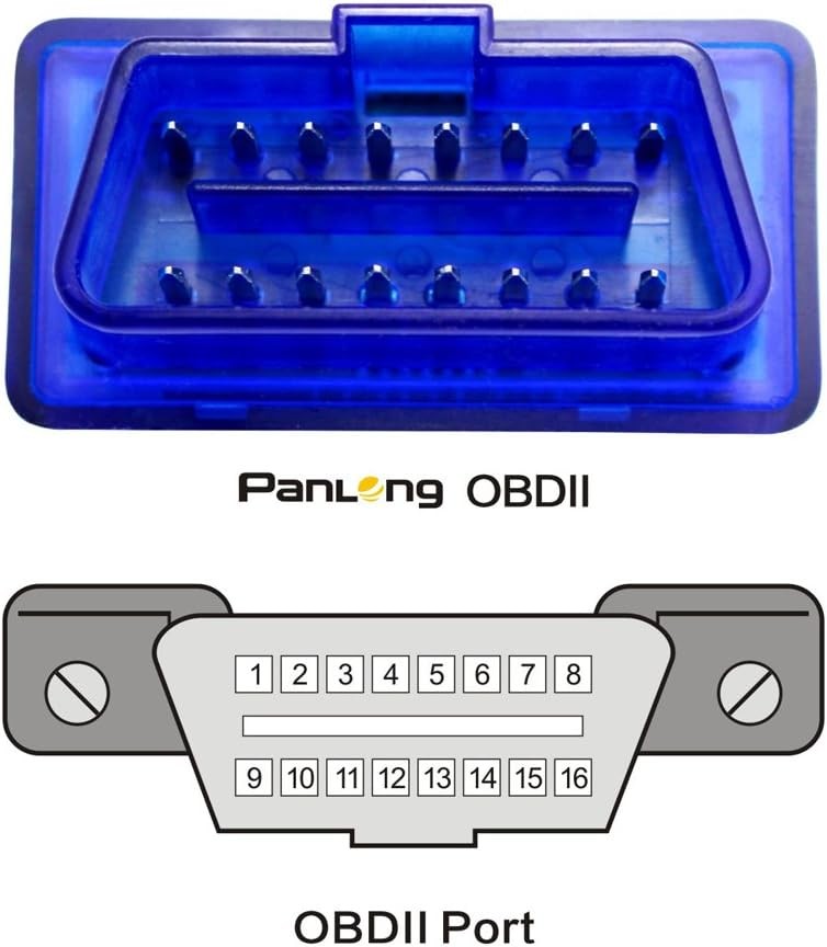 Panlong OBD2 Scanner Bluetooth OBDII Diagnostic Tool Car Code Reader Turn Off...