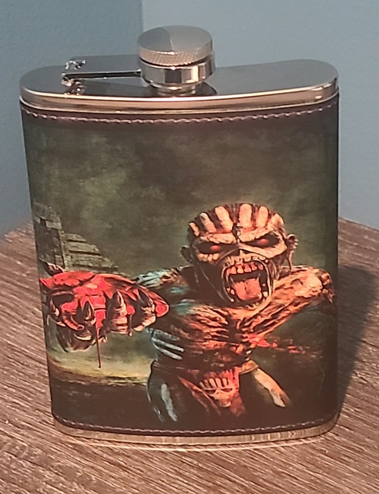 Drink Drank Drunk 8 oz flask custom made NEW