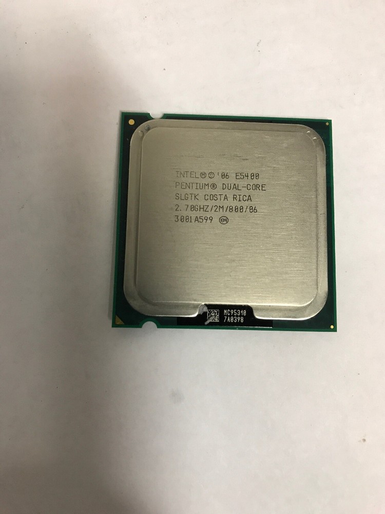Intel Pentium Dual CPU Processor 2.70 ghz E5400 SLGTK Tested Working