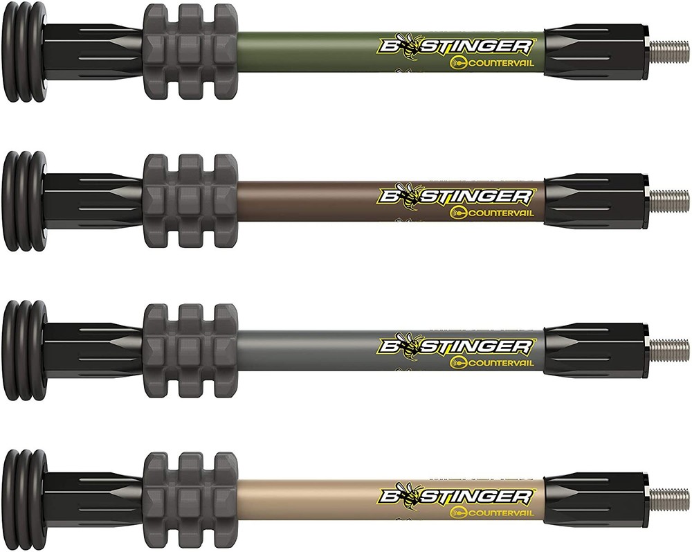 8" Grey MicroHex Bee Stinger stabilizer