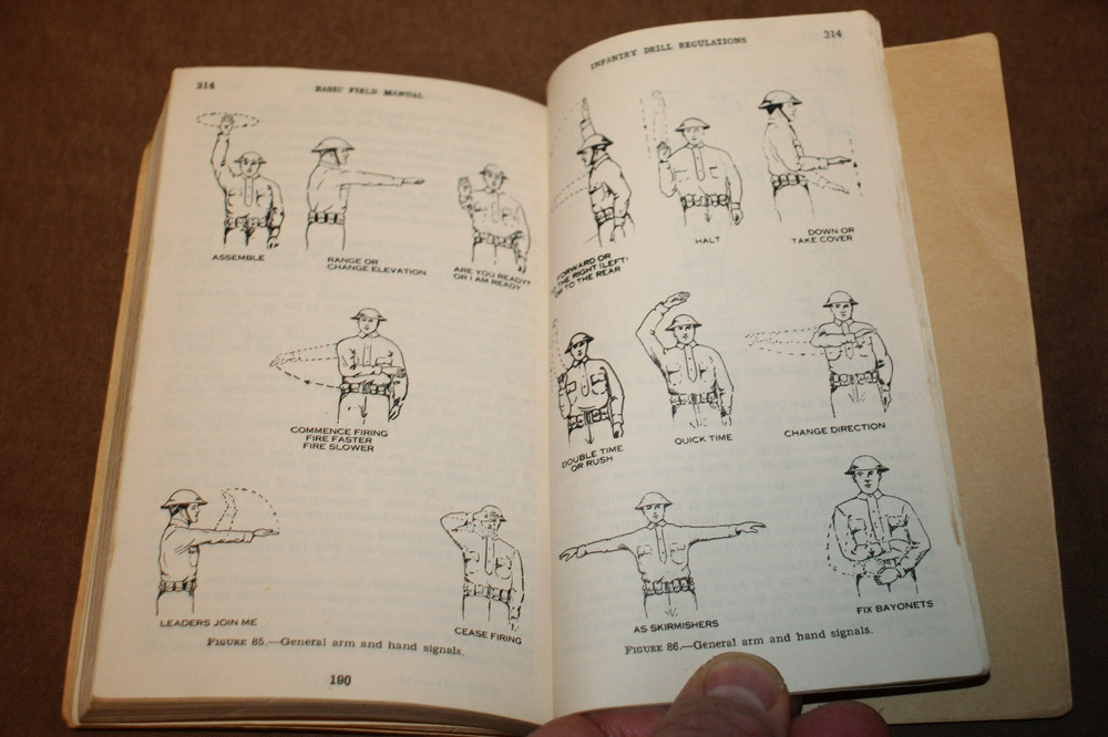 Original WW2 U.S. War Department Issued "Infantry Drill Regulations" Book 1941