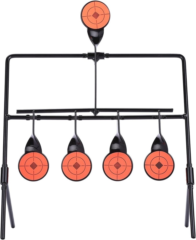 Compact Automatic Resetting Target with Shooting Spots for Air Gun Training