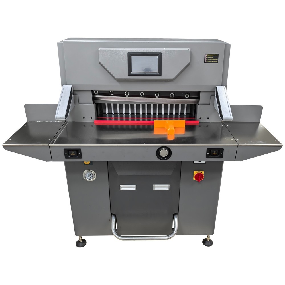 220V Program Control Electric Hydraulic Paper Cutter Touch Screen Display
