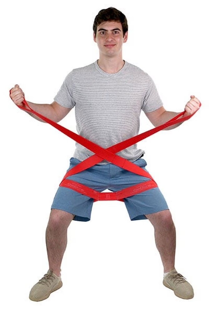 Multi-Grip Exerciser Band 30 Yard Roll, Light, Red