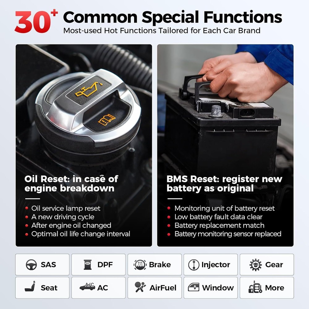 LAUNCH X431 Creader Elite 2.0 FGC Coding Scanner Diagnostic for Ford/GM/Chevy