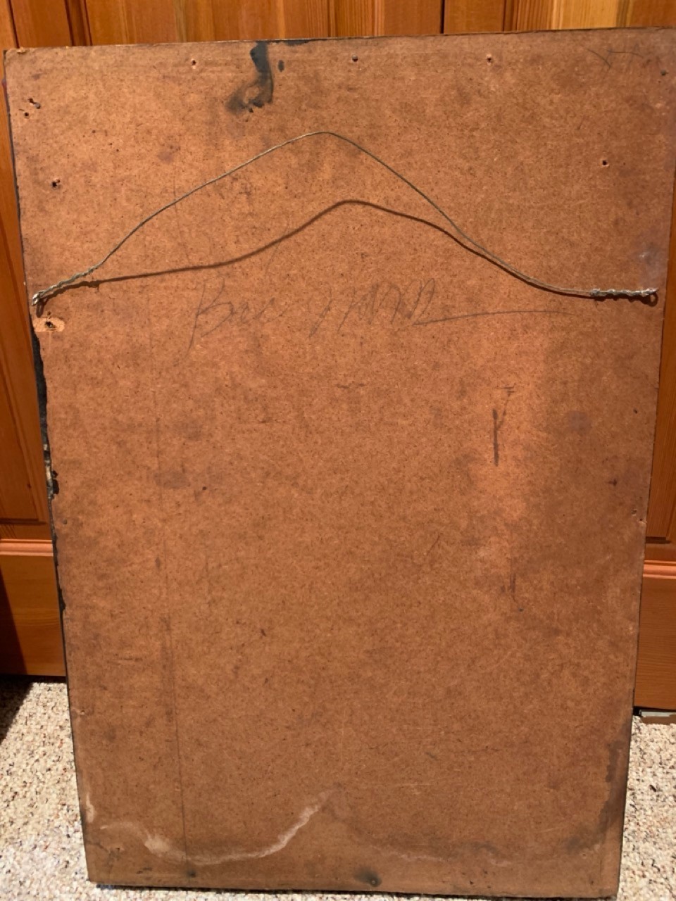 Vintage 1960s Vietnamese handmade Asian Hat Boi Opera 3D Art in Shadowbox